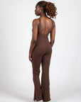Women's Flared Jumpsuit - SNO