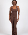 Women's Flared Jumpsuit - SNO