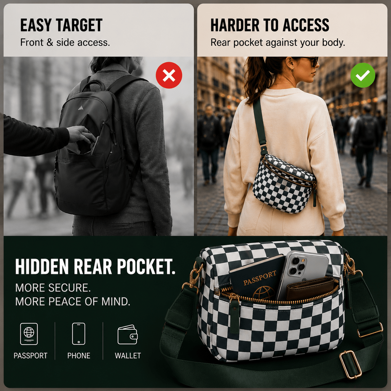 Everyday Crossbody Bag - SNO