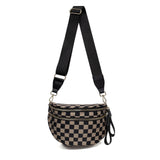 Black Brown Checkered