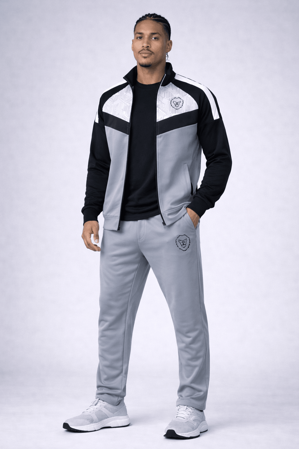 Men’s Tracksuit – Performance Training Set – Grey | SNO - SNO