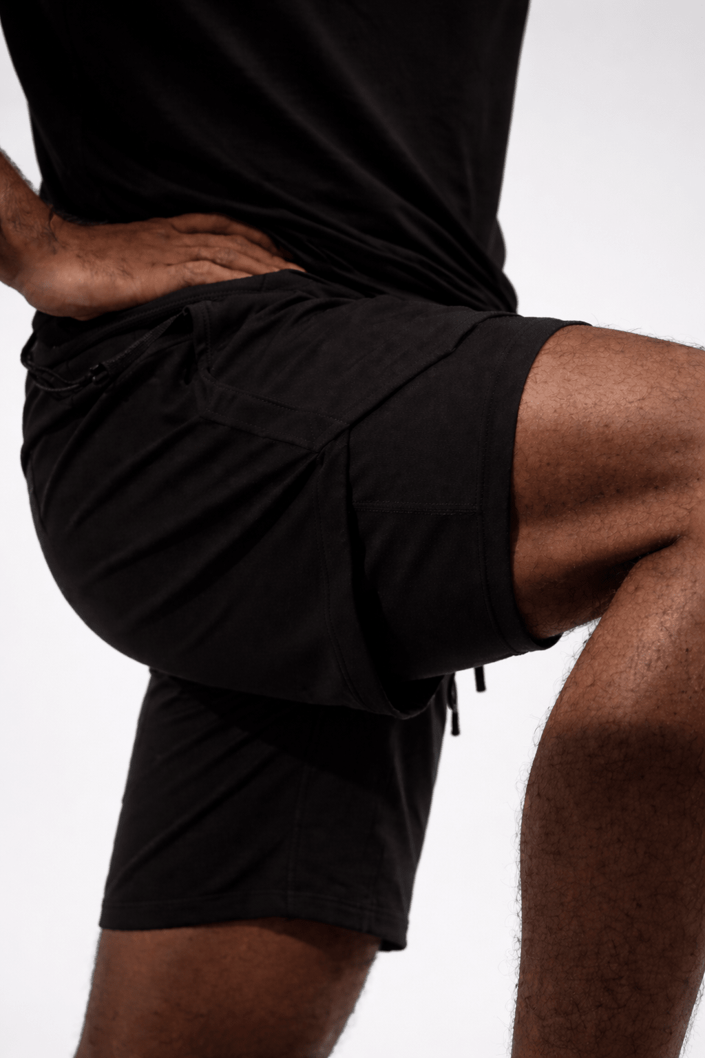 Men’s Vision Shorts – Lightweight Training Shorts – Black | SNO - SNO