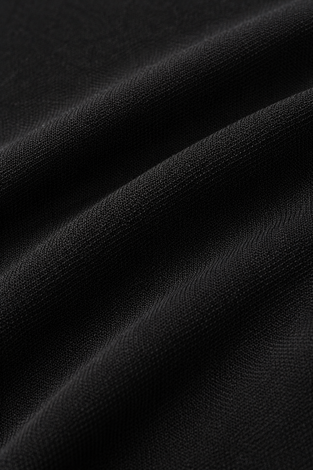 Close-up of black fabric with visible texture