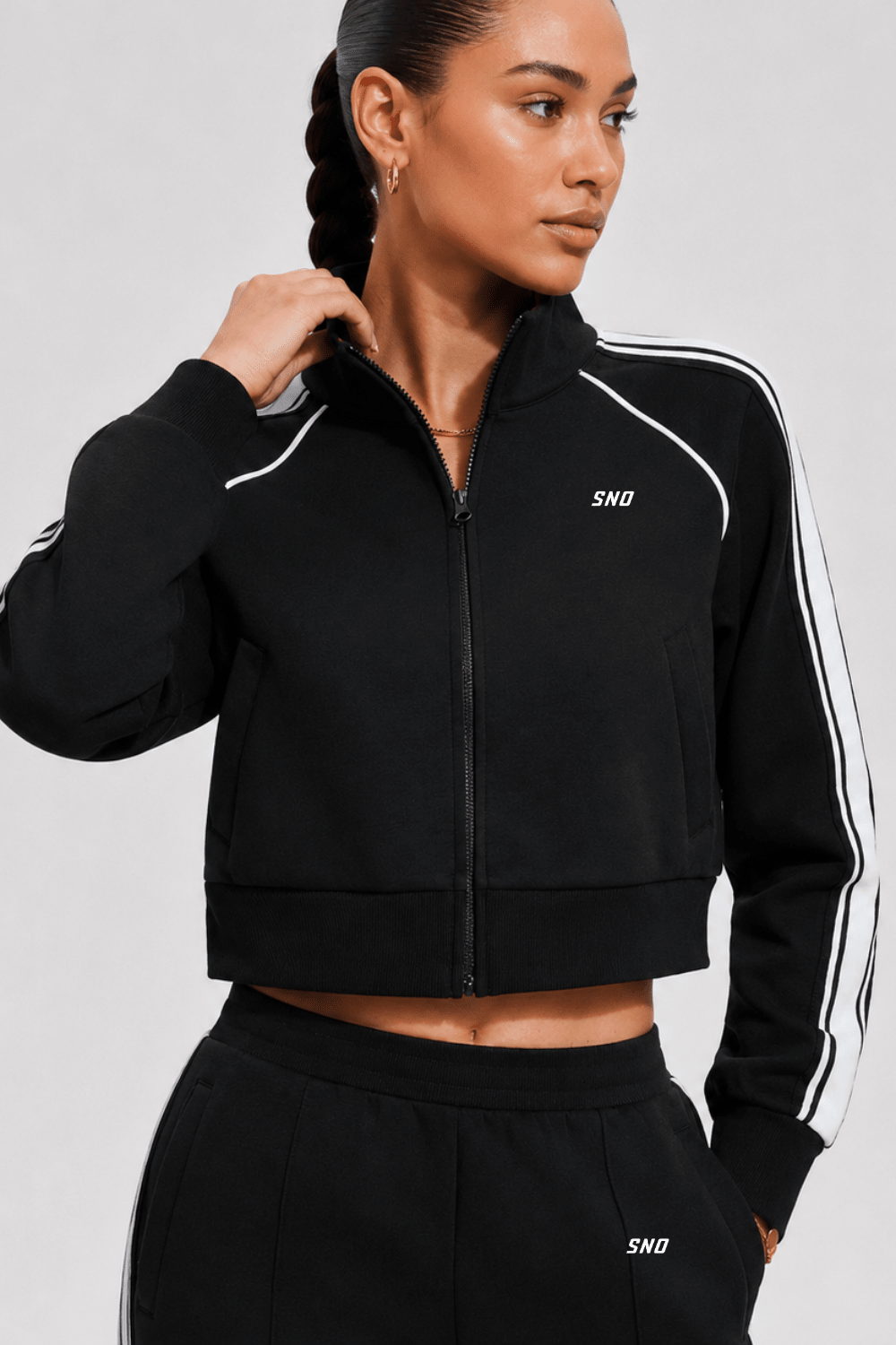 Rival Cropped Jacket - SNO