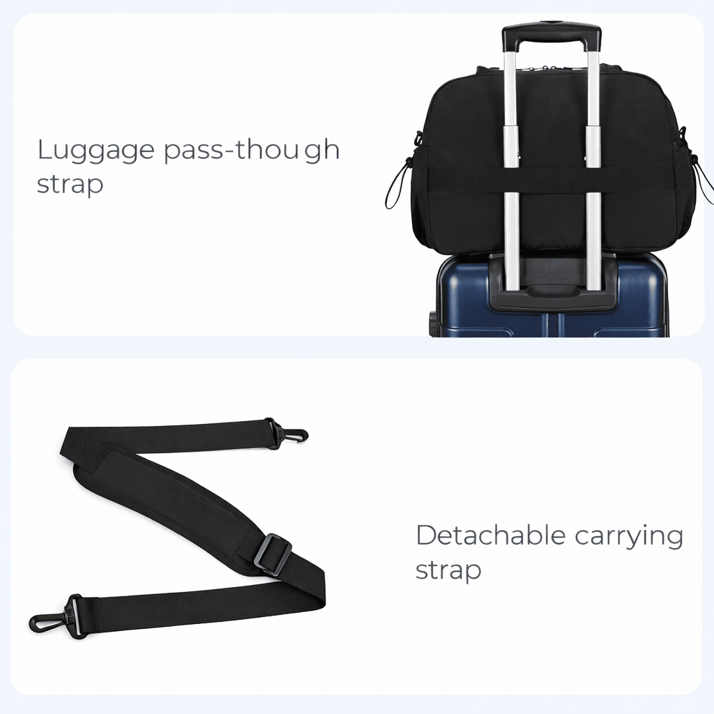 Waterproof Gym Bag – Compact Nylon Multi - Compartment | SNO - SNO