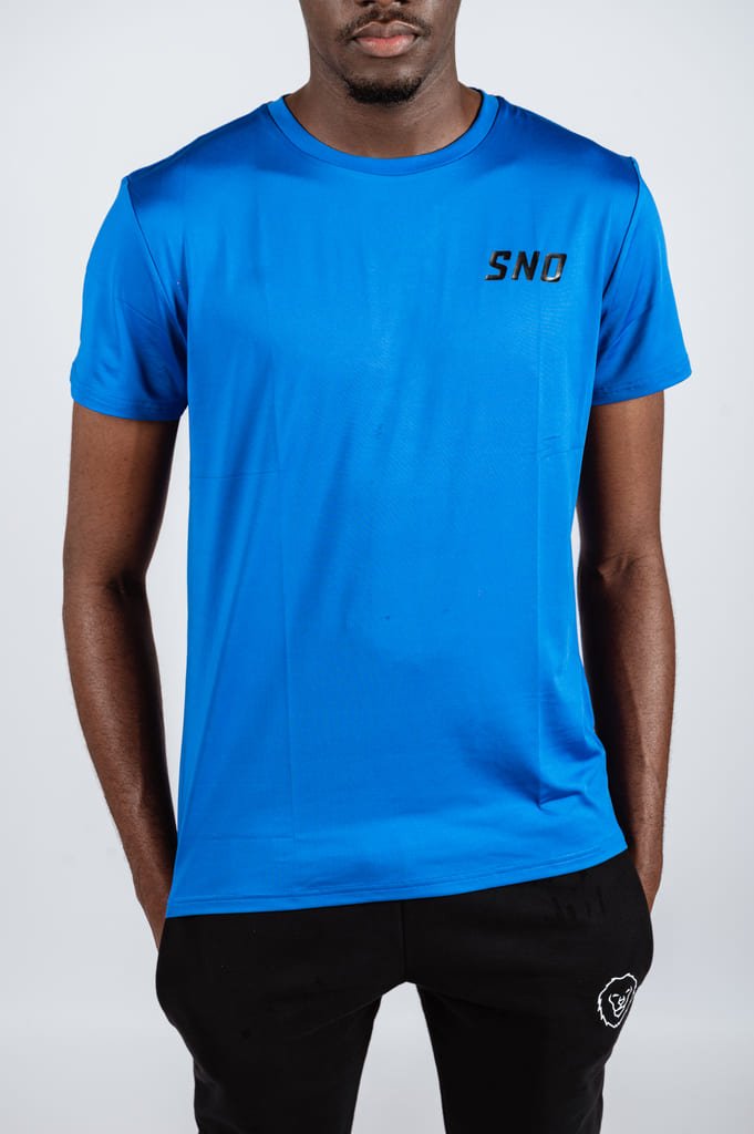 Blue Fearless Performance T-shirt - SNO