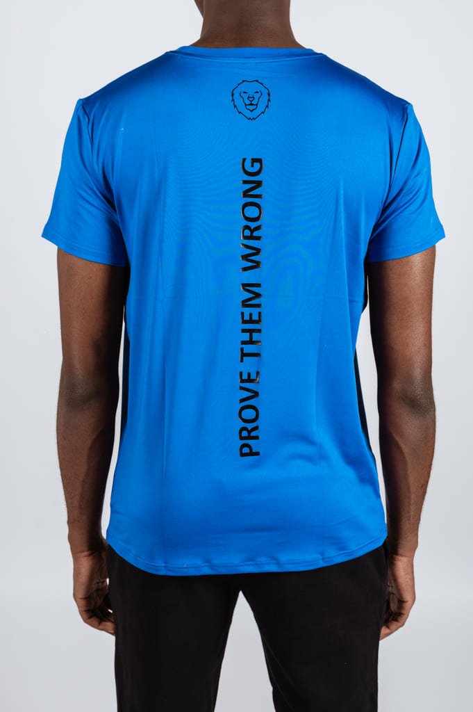 Blue Fearless Performance T-shirt - SNO
